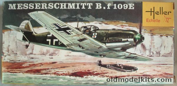 Heller 1/72 Messerschmitt Bf-109E, L089 plastic model kit
